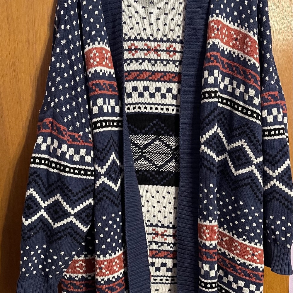 ModCloth Oversized Nordic Open Cardigan